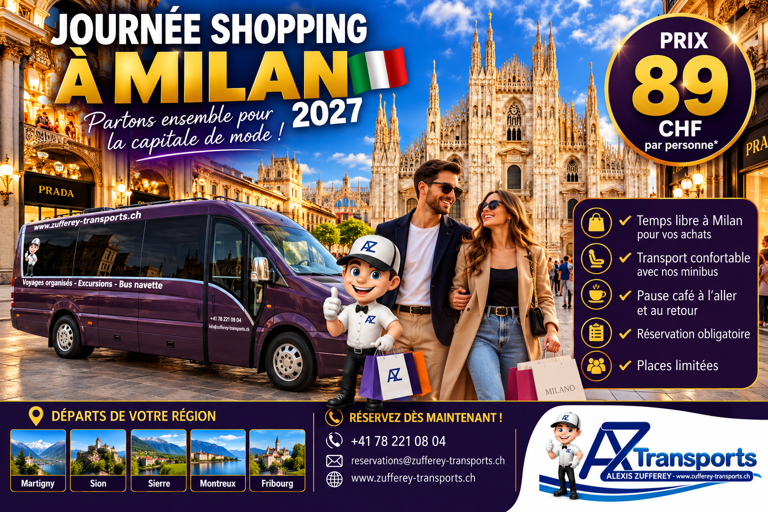 Shopping au Marché de Milan, le rêve